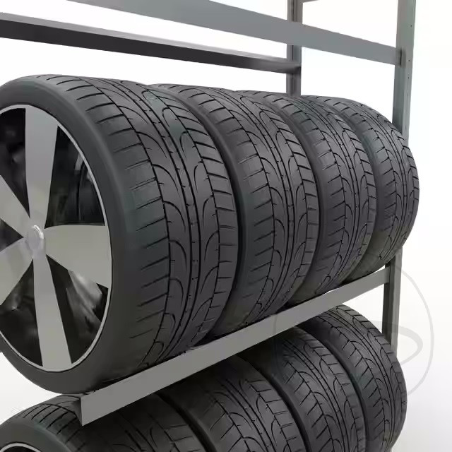 Reifenregal 3 Ebenen. Anbaufeld Reifenregal 3 Ebenen. Anbaufeld – Image 3