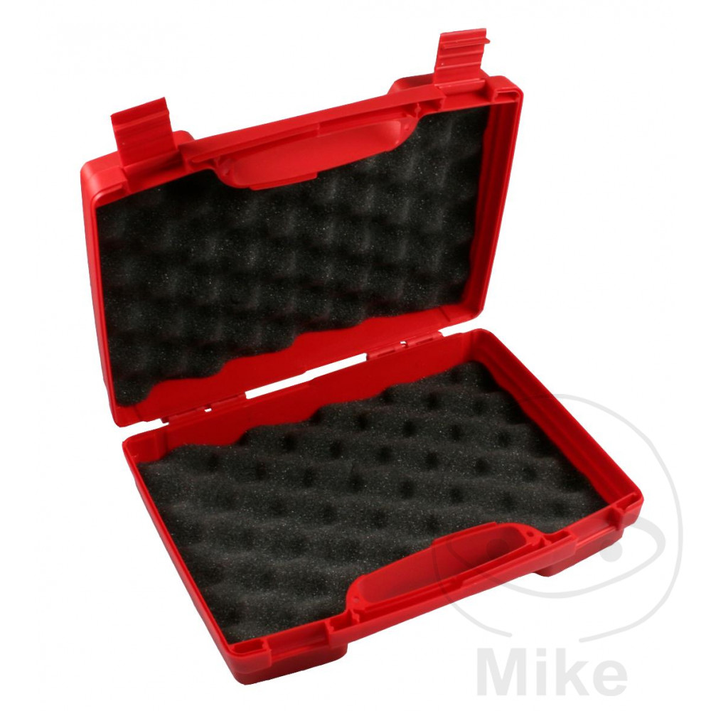 Valise en plastique rouge Valise en plastique rouge