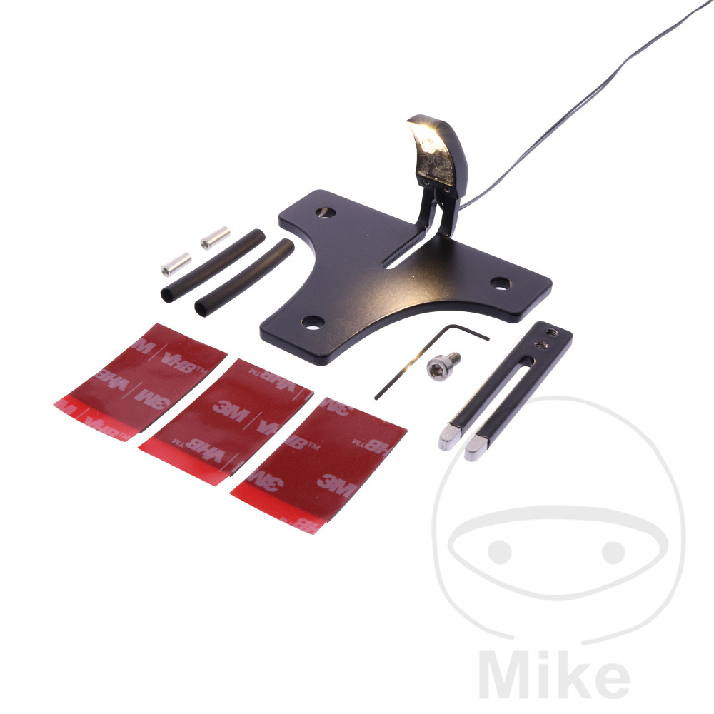 Feu de plaque d'immatriculation noir Feu de plaque d'immatriculation noir