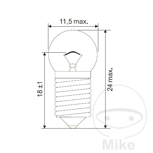 Ampoule 6V0.6W JMP Ampoule 6V0.6W JMP