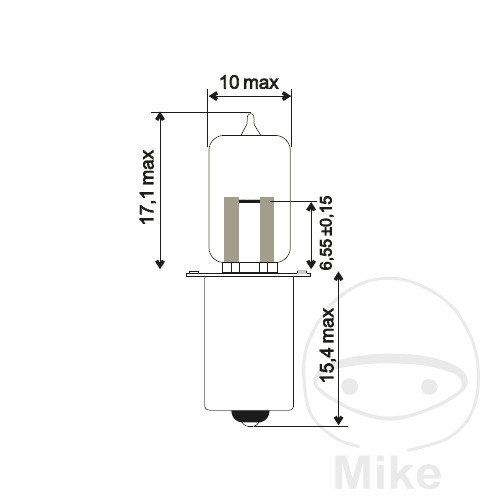 Lampe HS3 6V2.4W JMP Lampe HS3 6V2.4W JMP – Image 2