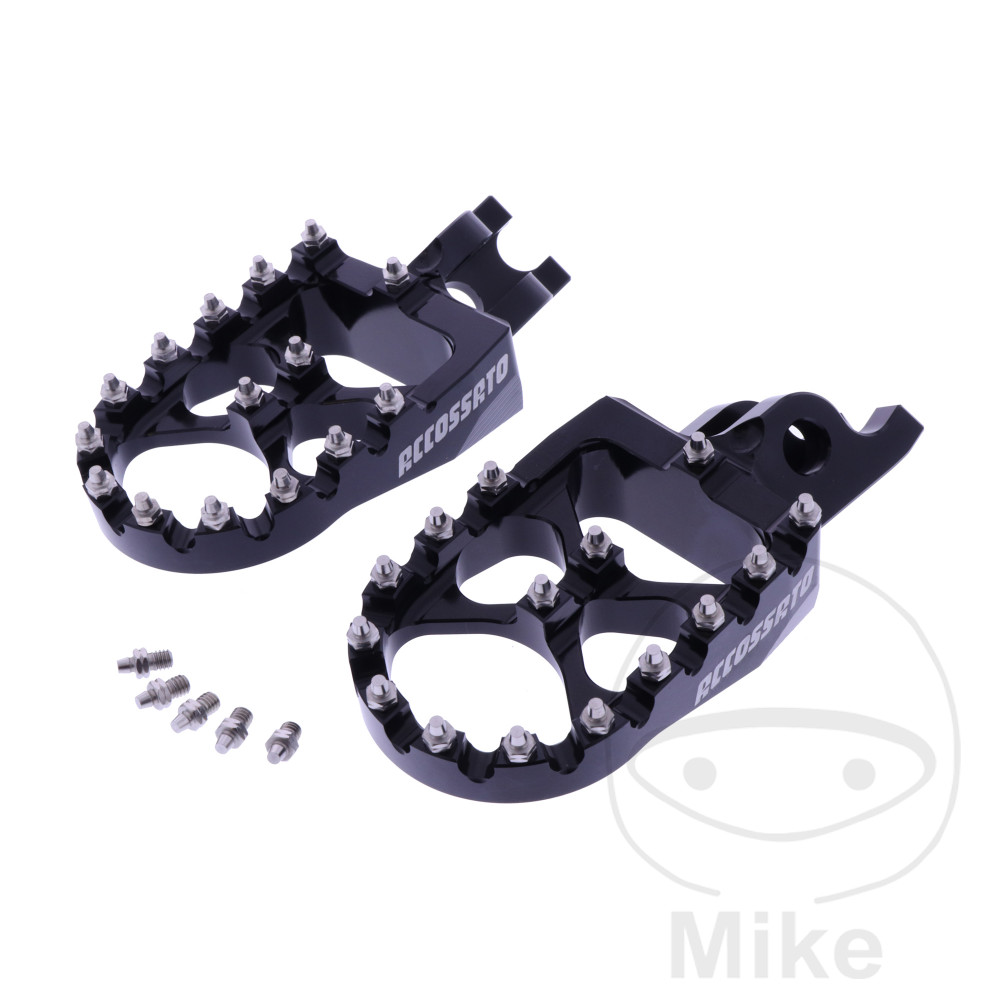 Repose pieds aluminium Noir Off-Raod Accossato Repose pieds aluminium Noir Off-Raod Accossato – Image 2