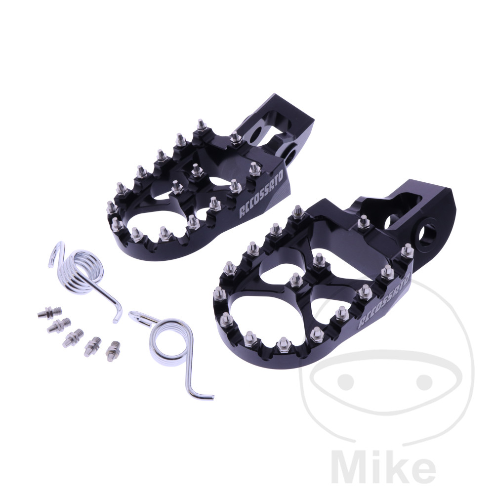 Repose pieds aluminium Noir Off-Road Accossato Repose pieds aluminium Noir Off-Road Accossato – Image 2