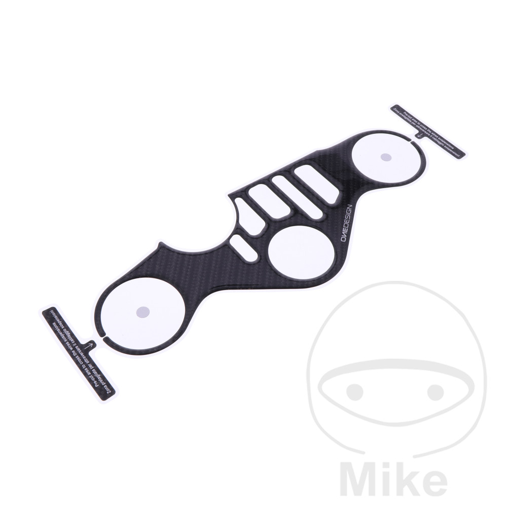 Protection té de fourche imitation carbone Yamaha YZF-R1 M 2015-2017 Protection té de fourche Carbone