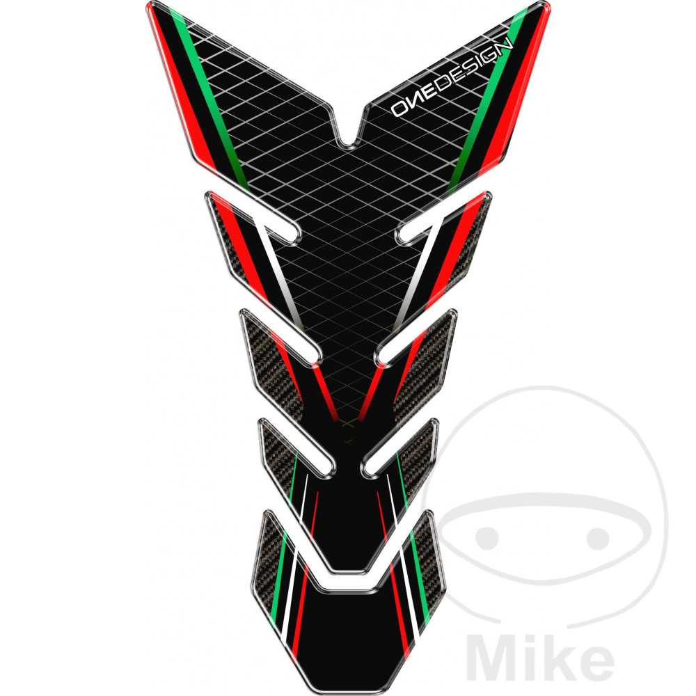 Protection de réservoir noir/Rouge Protection de réservoir noir/Rouge