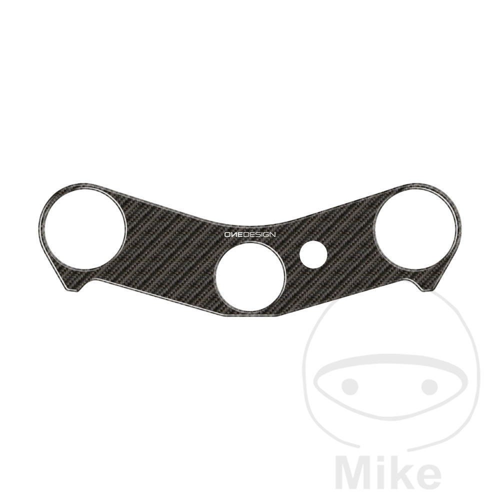 Protection té de fourche imitation carbone Yamaha R6 2006-2017 Protection té de fourche Carbone