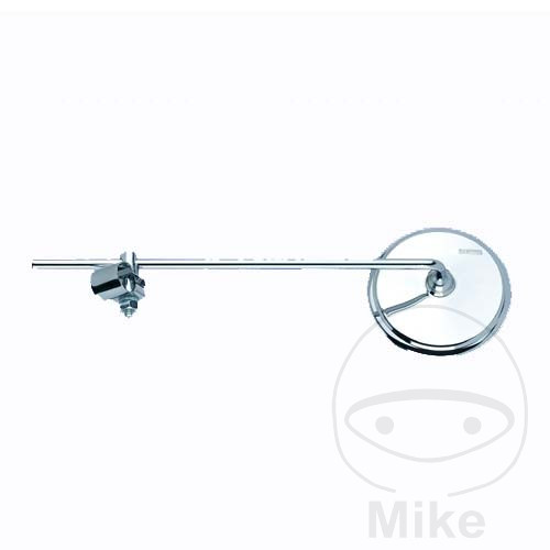 Rétroviseur rond chromé gauche + droit Rétroviseur rond chromé gauche + droit