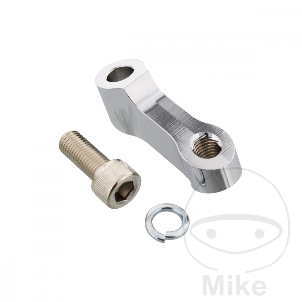 Adaptateur de rétroviseur Chrome JMP Adaptateur de rétroviseur Chrome JMP