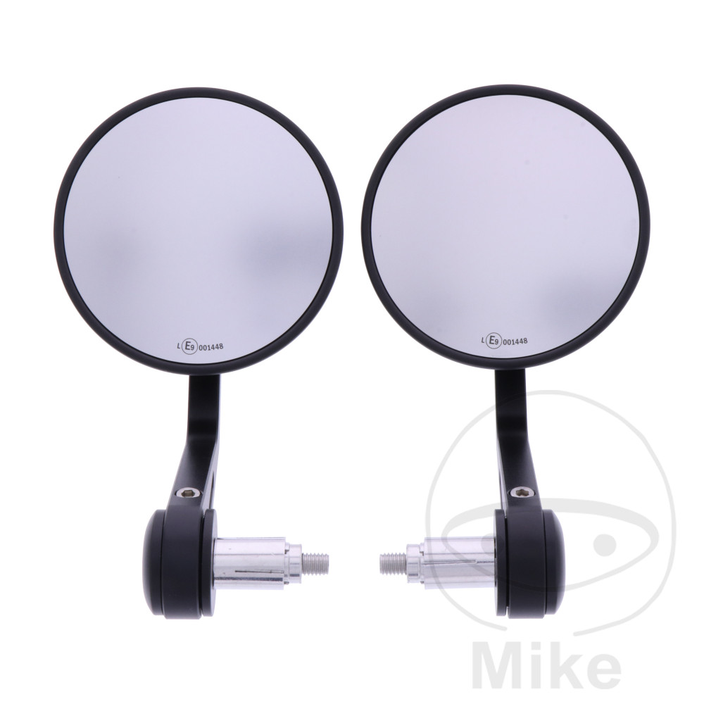 Rétroviseur Embout de Guidon Noir JMP Rétroviseur Embout de Guidon Noir JMP