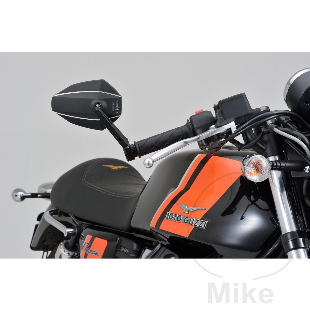 Rétroviseur Embout de Guidon Noir Dayton Rétroviseur Embout de Guidon Noir Dayton – Image 2