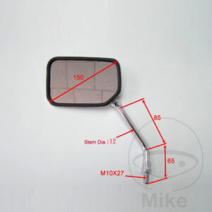 Rétroviseur Chrome Droit
