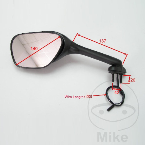 Rétroviseur noir droit JMP Rétroviseur noir droit JMP – Image 2