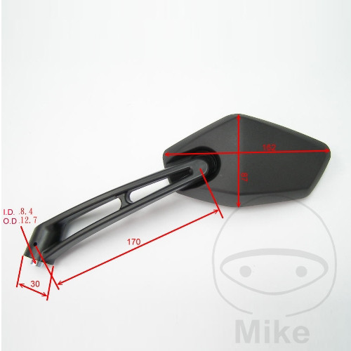 Rétroviseur noir Gauche JMP Rétroviseur noir Gauche JMP – Image 2