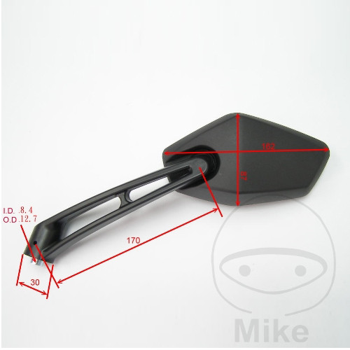 Rétroviseur noir droit JMP Rétroviseur noir droit JMP – Image 2