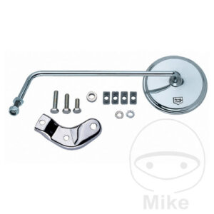 Rétroviseur rond chromé gauche