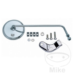 Rétroviseur rond chromé droit