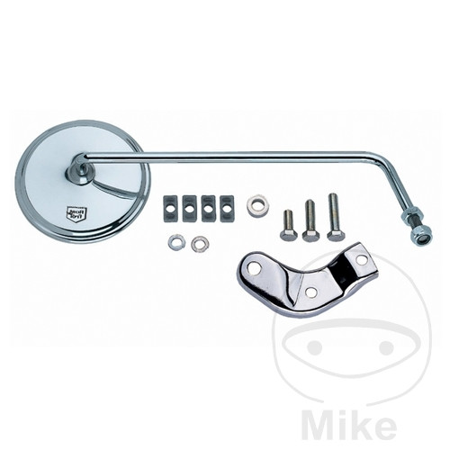 Rétroviseur rond chromé droit Rétroviseur rond chromé droit