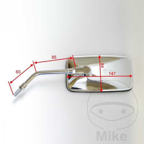 Rétroviseur Chrome Droit Rétroviseur Chrome Gauche JMP
