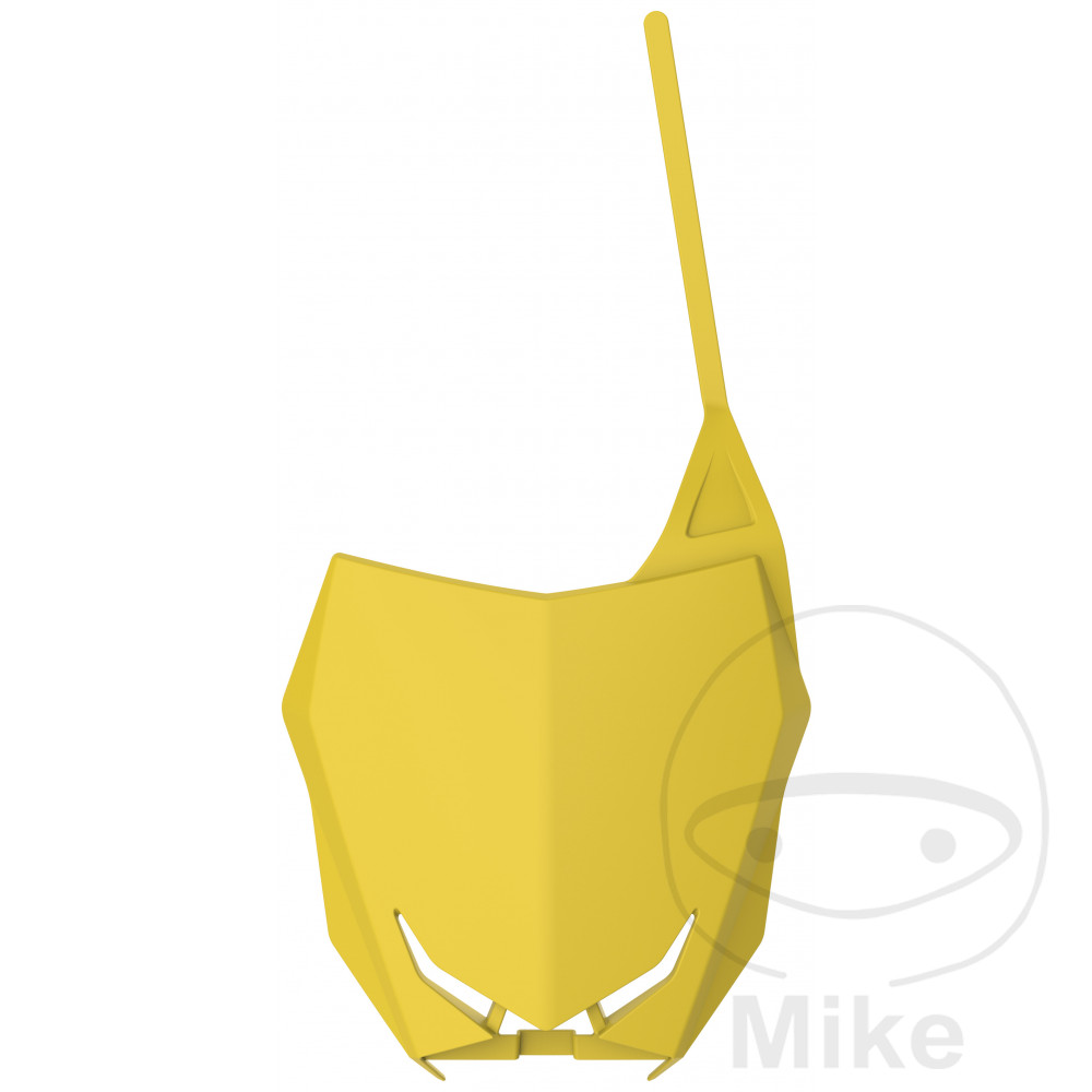 Plaque avant cross Polisport Jaune pour Suzuki RM 125/250 2001-2012 Plaque Numéro Jaune