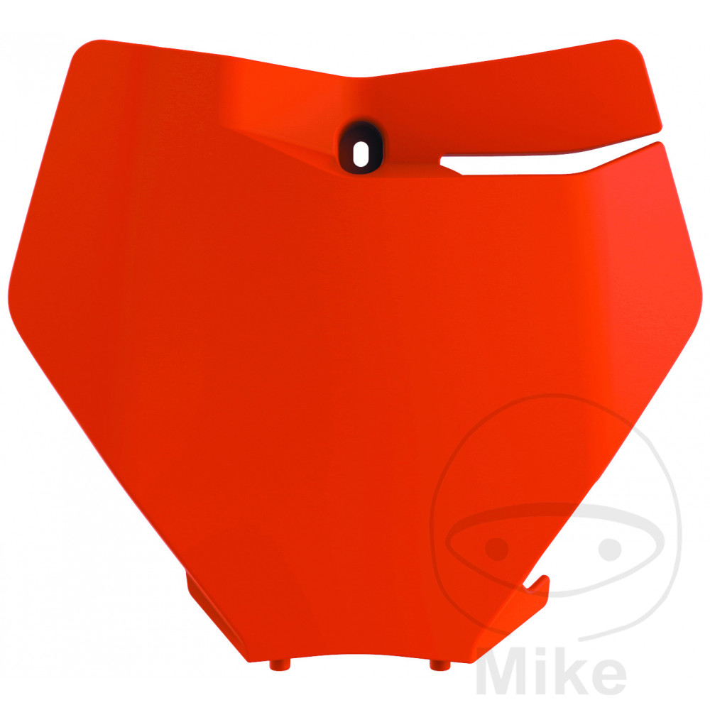Plaque avant cross Polisport Orange pour KTM SX SX-F Plaque Numéro orange 16