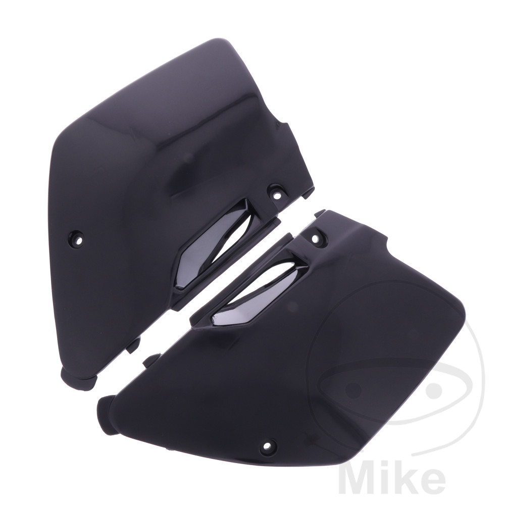 Plastiques plaques latérales noire Polisport Kawasaki Plaque latérales noir