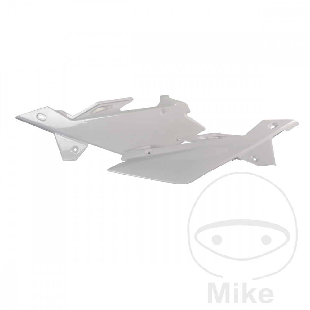 Kit Plastique Plaque Latérale Polisport Blanc Husqvarna Kit Plaque Latérale