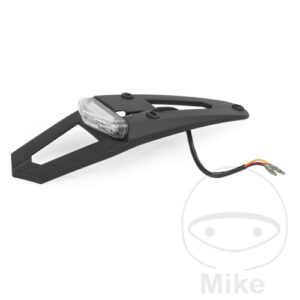 Rallonge de garde-boue LED arrière noire