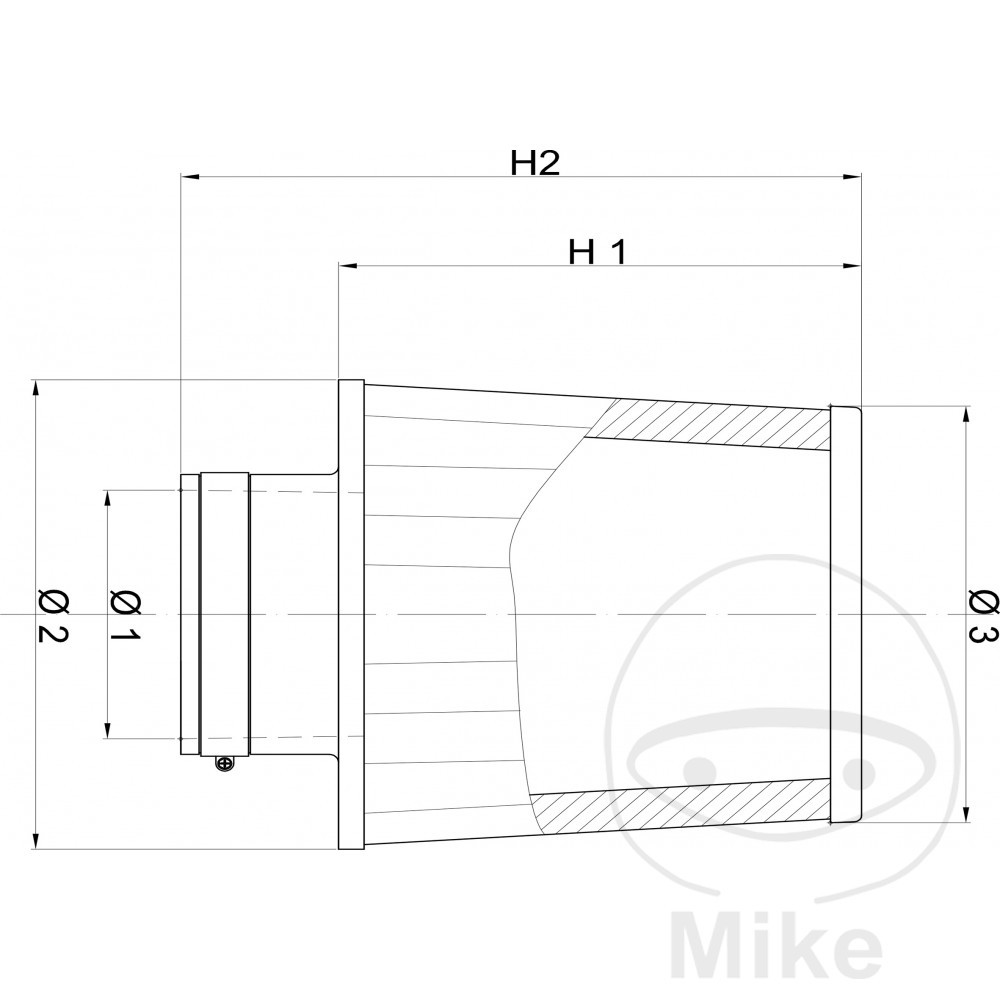 Filtre à Air Universel BMC Filtre de reniflard BMC