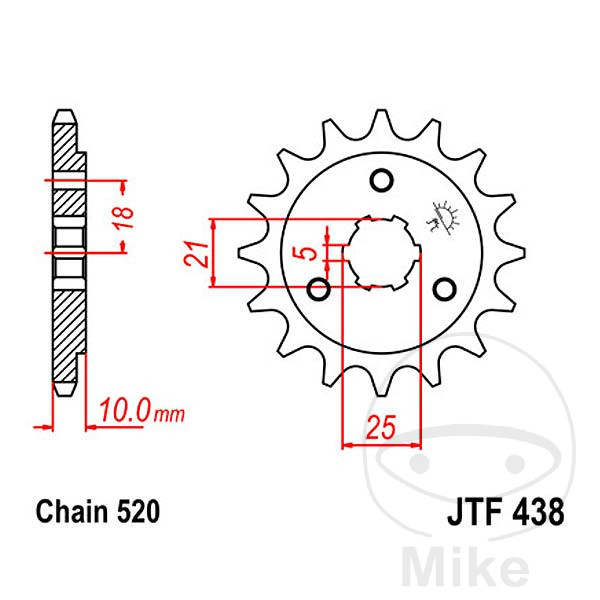 Pignon 14Z PAS 520 Pignon 14Z PAS 520