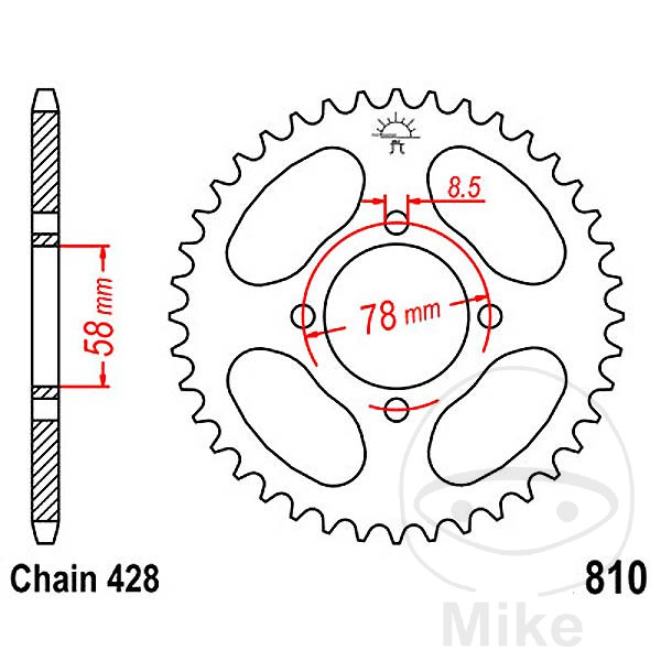 Couronne 38Z PAS 428 Couronne 36Z PAS 428