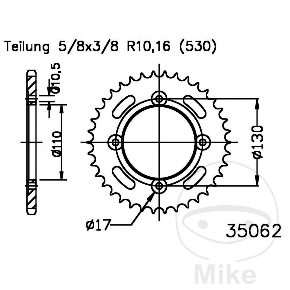 Couronne 38Z PAS 530 Noir Couronne 38Z PAS 530 Noir