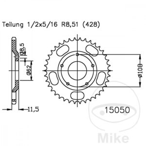 Couronne 55Z PAS 428