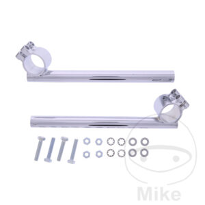 Guidon acier chromé 22 mm Domino