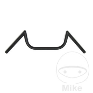 Guidon acier noir 22mm Fehling