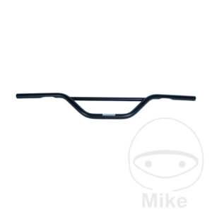 Guidon acier noir avec encoche pour câbl