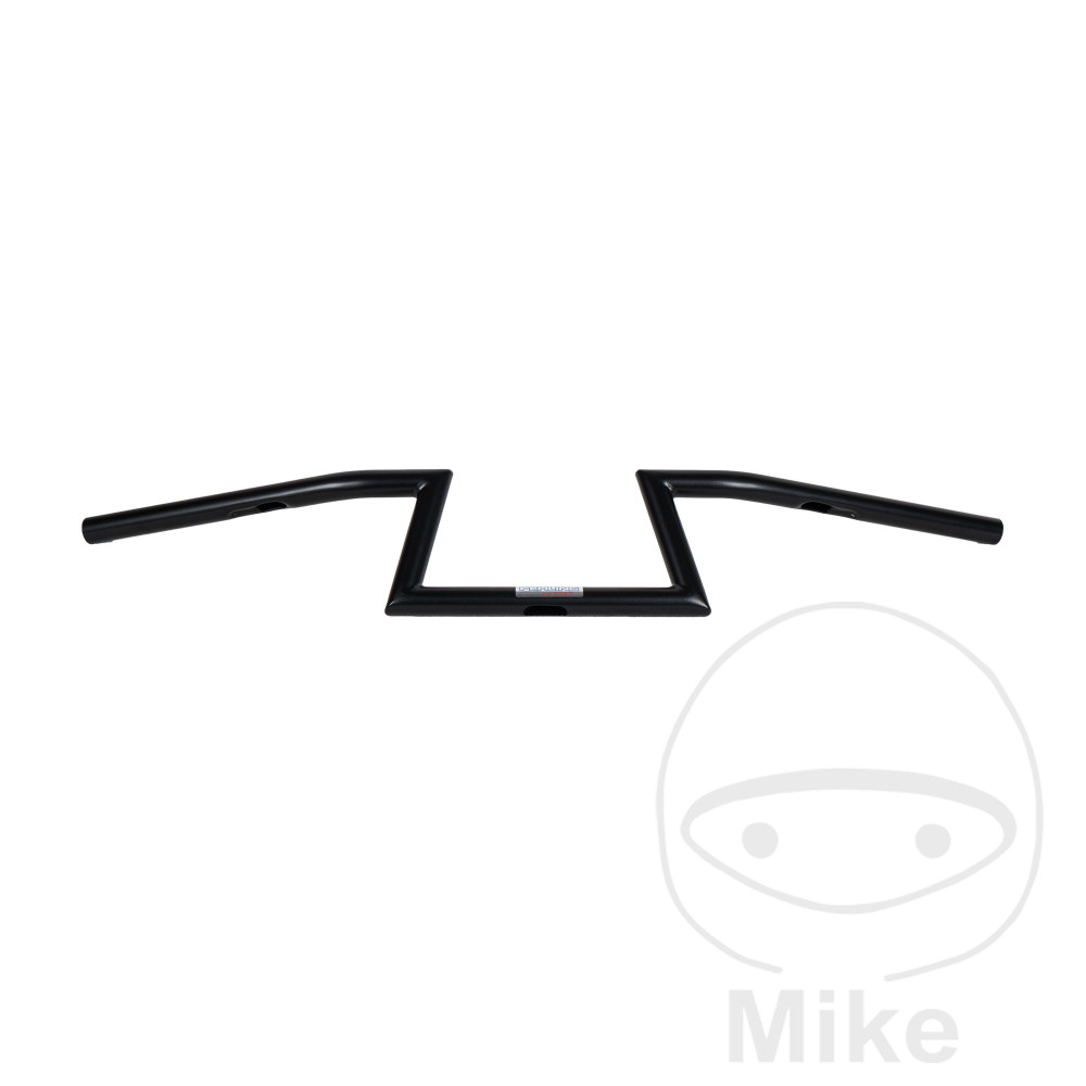 Guidon acier noir avec encoche pour câbl Guidon acier noir avec encoche pour câbl