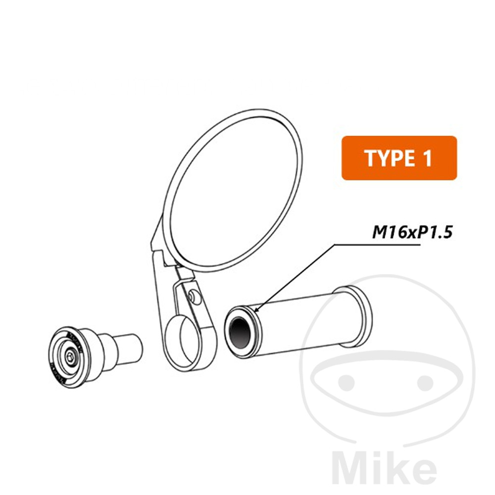 Embouts de Guidon Alu Noir Daytona Embouts de Guidon Alu Noir Daytona – Image 3