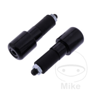 Embouts de guidon JMP en acier mini Noir