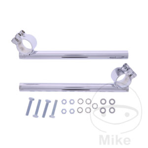 Guidon acier chromé 22 mm Domino