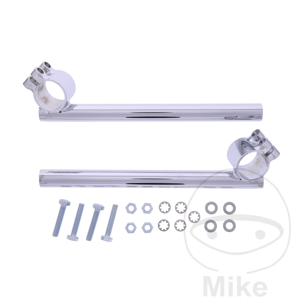 Guidon acier chromé 22 mm Domino Guidon acier chromé 22 mm Domino