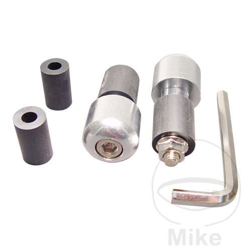 Embouts de guidon Argent JMP Embouts de guidon Argent JMP