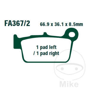 Plaquette de Frein Sinter R EBC