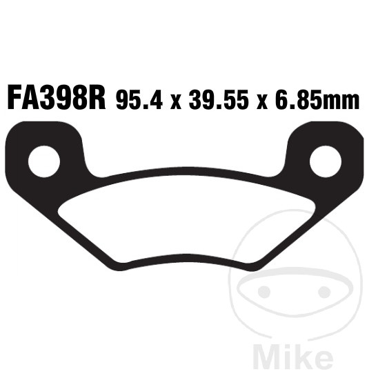 Plaquette de Frein Sinter R EBC Plaquette de Frein Sinter R EBC