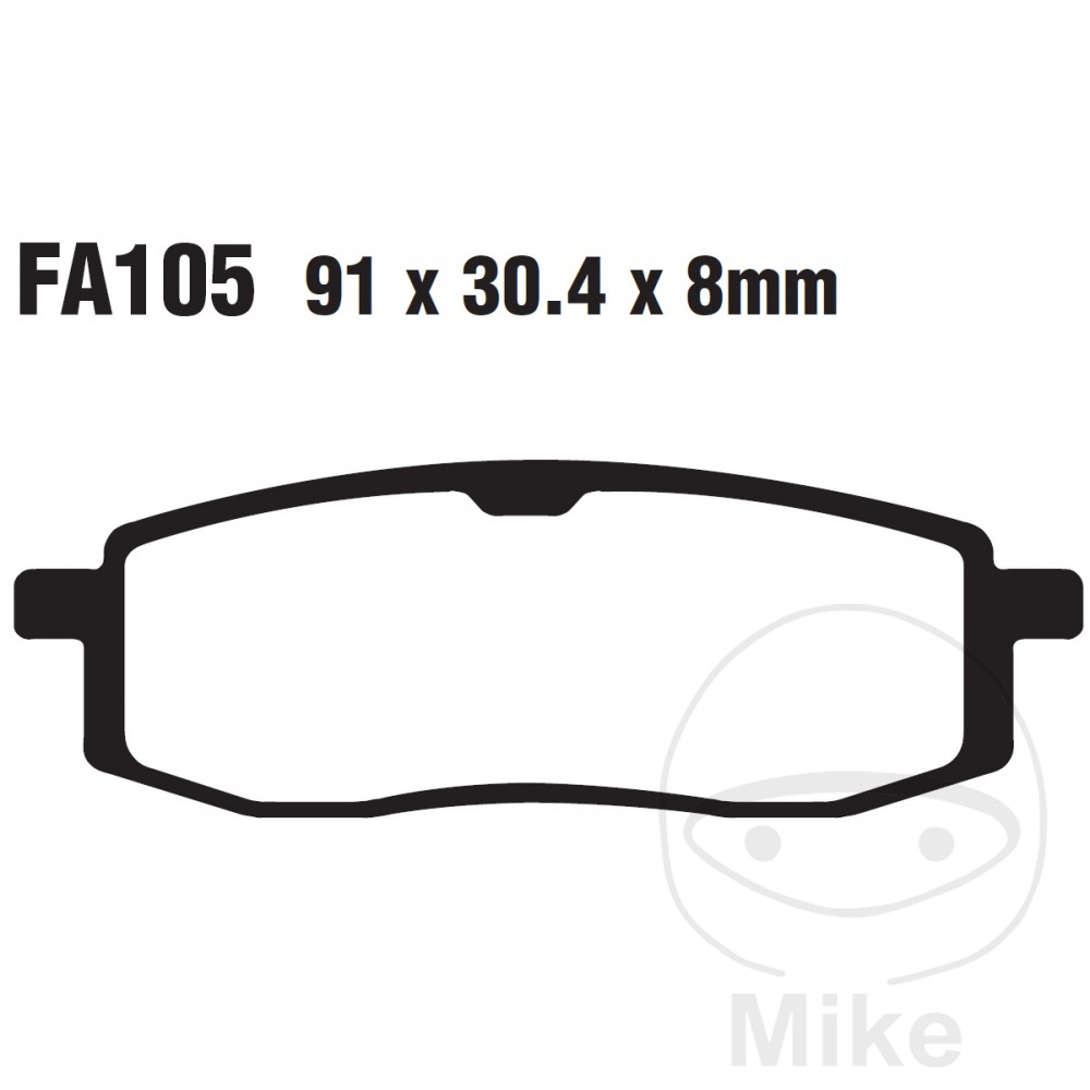 Plaquettes de frein sinter R EBC Plaquettes de frein sinter R EBC