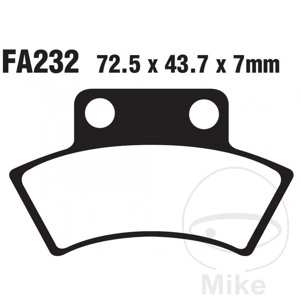 Plaquette de Frein Sinter R EBC Plaquette de Frein Sinter R EBC