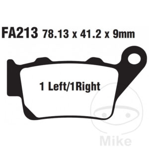 Plaquette de Frein Sinter HH Scooter EBC