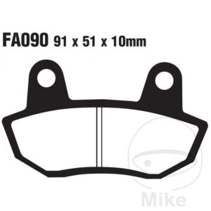 Plaquette de Frein Semi-Sinter V EBC