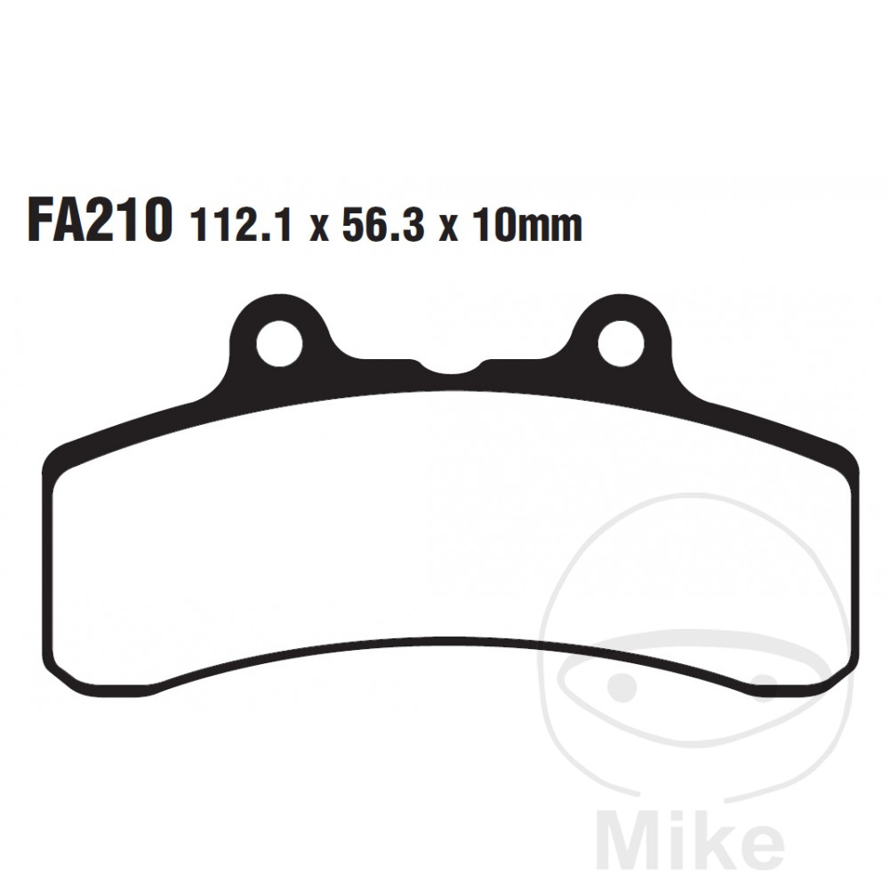 Plaquette de Frein Semi-Sinter V EBC Plaquette de Frein Semi-Sinter V EBC