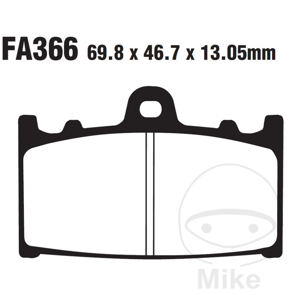 Plaquette de Frein Sinter HH EBC Plaquette de Frein Sinter HH EBC