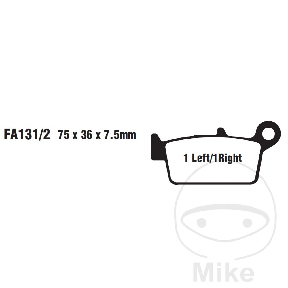 Plaquette de Frein Standard Scooter EBC Plaquette de Frein Standard Scooter EBC
